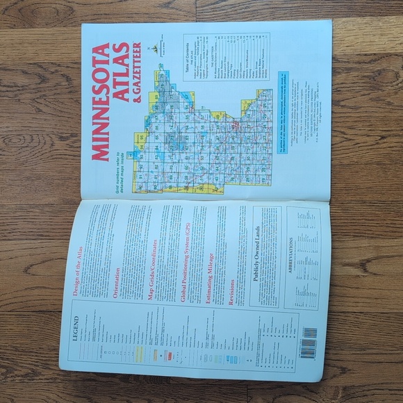 Minnesota Atlas & Gazetteer Topo Maps Of The Entire State DeLorme Map Book 1994 - Picture 4 of 16